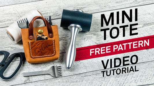 Free Pattern + Video Tutorial - Mini Tote