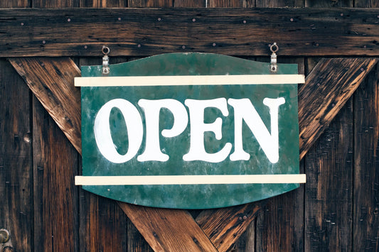 If you are reading this, the store is open!