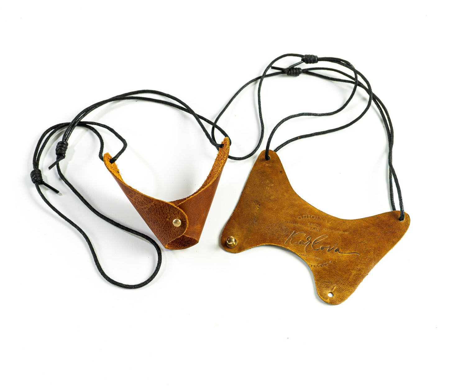 Leather Wine Glass Holder Necklace – Hands-Free Wine Tasting Carrier – Video Tutorial - PDF Pattern, DXF and SVG Included