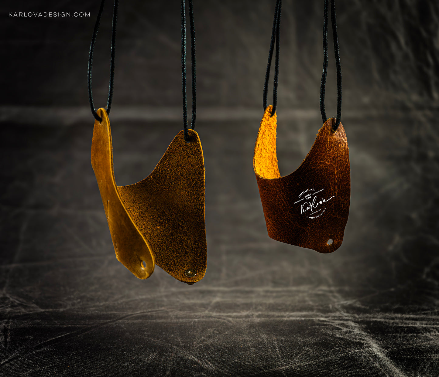 Leather Wine Glass Holder Necklace – Hands-Free Wine Tasting Carrier – Video Tutorial - PDF Pattern, DXF and SVG Included
