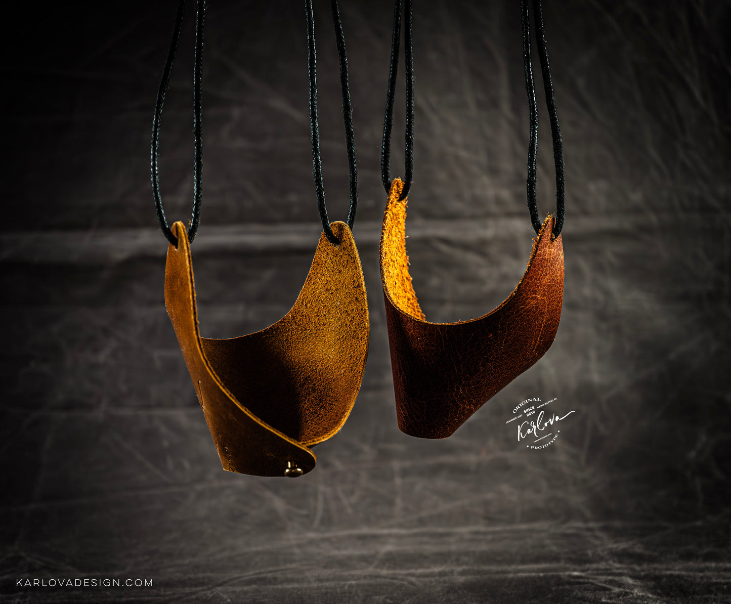 Leather Wine Glass Holder Necklace – Hands-Free Wine Tasting Carrier – Video Tutorial - PDF Pattern, DXF and SVG Included