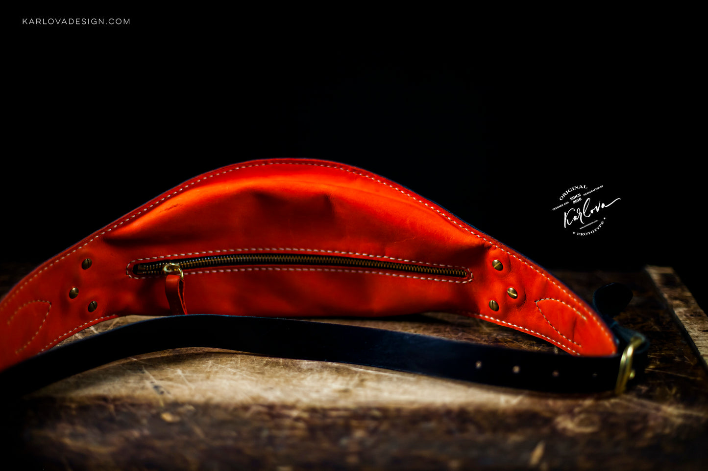 Sleek Theft Proof Sling Printable Leather Craft DIY PDF Pattern by Karlova Design, Leatherwork Template for Hand Stitching