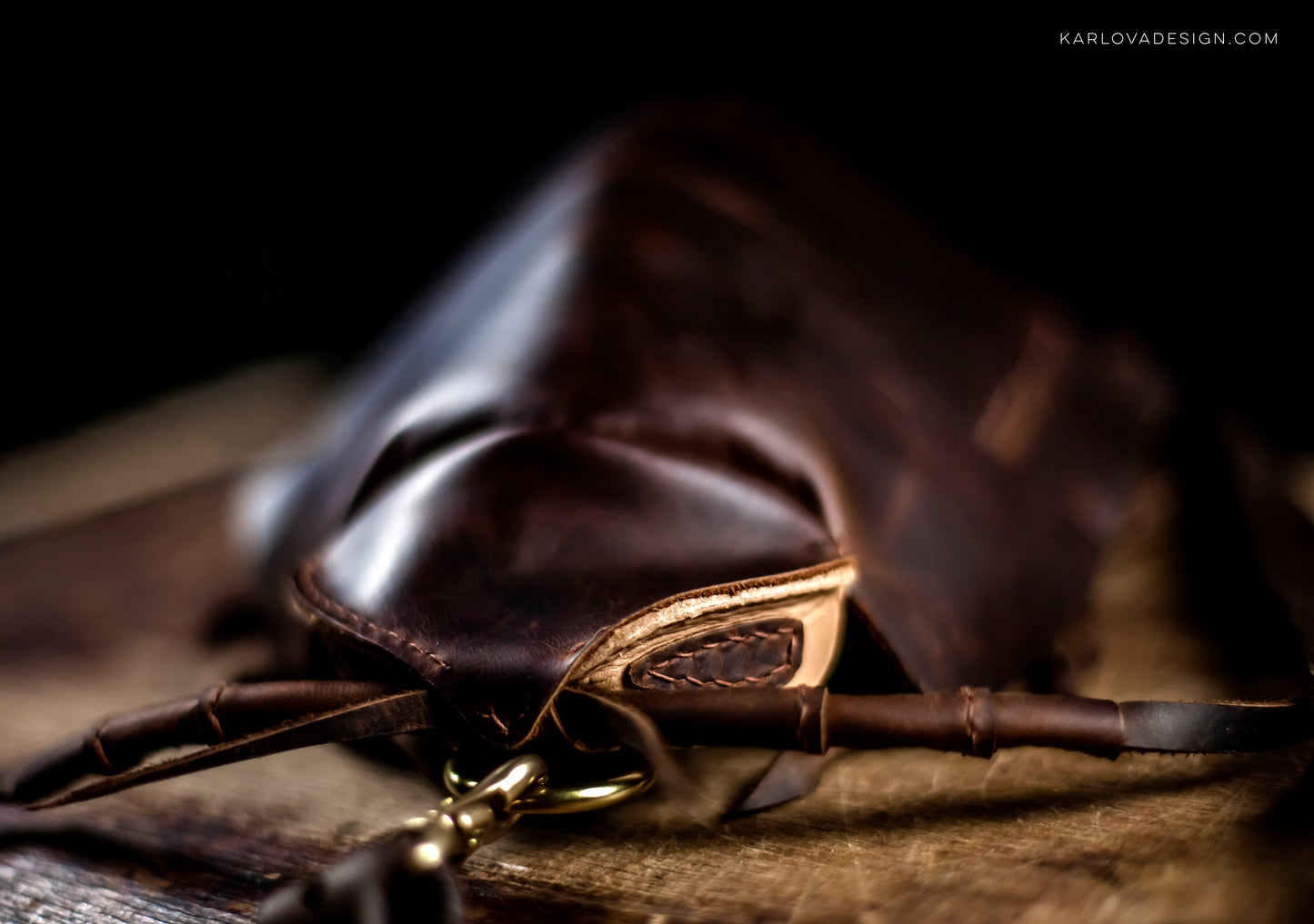 Giant Isopod Sling Bag, Bathynomus, Printable Leather Craft DIY PDF Pattern by Karlova Design, Leatherwork Template for Hand Stitching