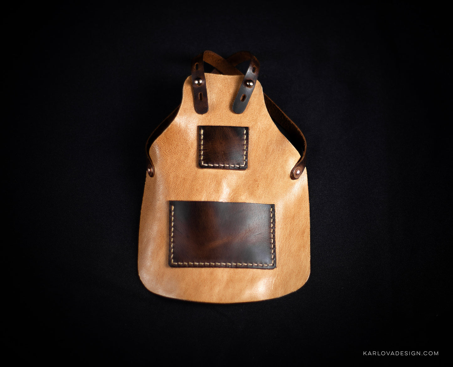 Mini Apron for Mini Dress Form Leather Craft PDF Pattern Download with Video Tutorial - Karlova Design