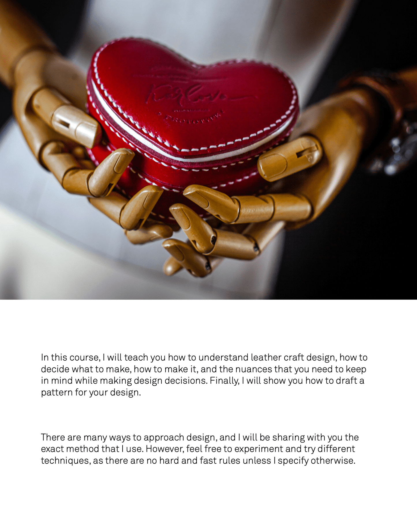 Leather Craft Pattern Design Basics E-book - Karlova Design