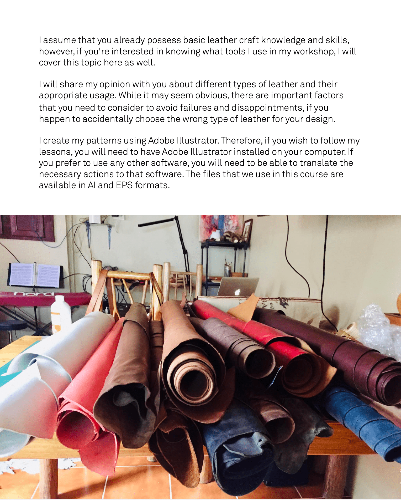 Leather Craft Pattern Design Basics E-book - Karlova Design