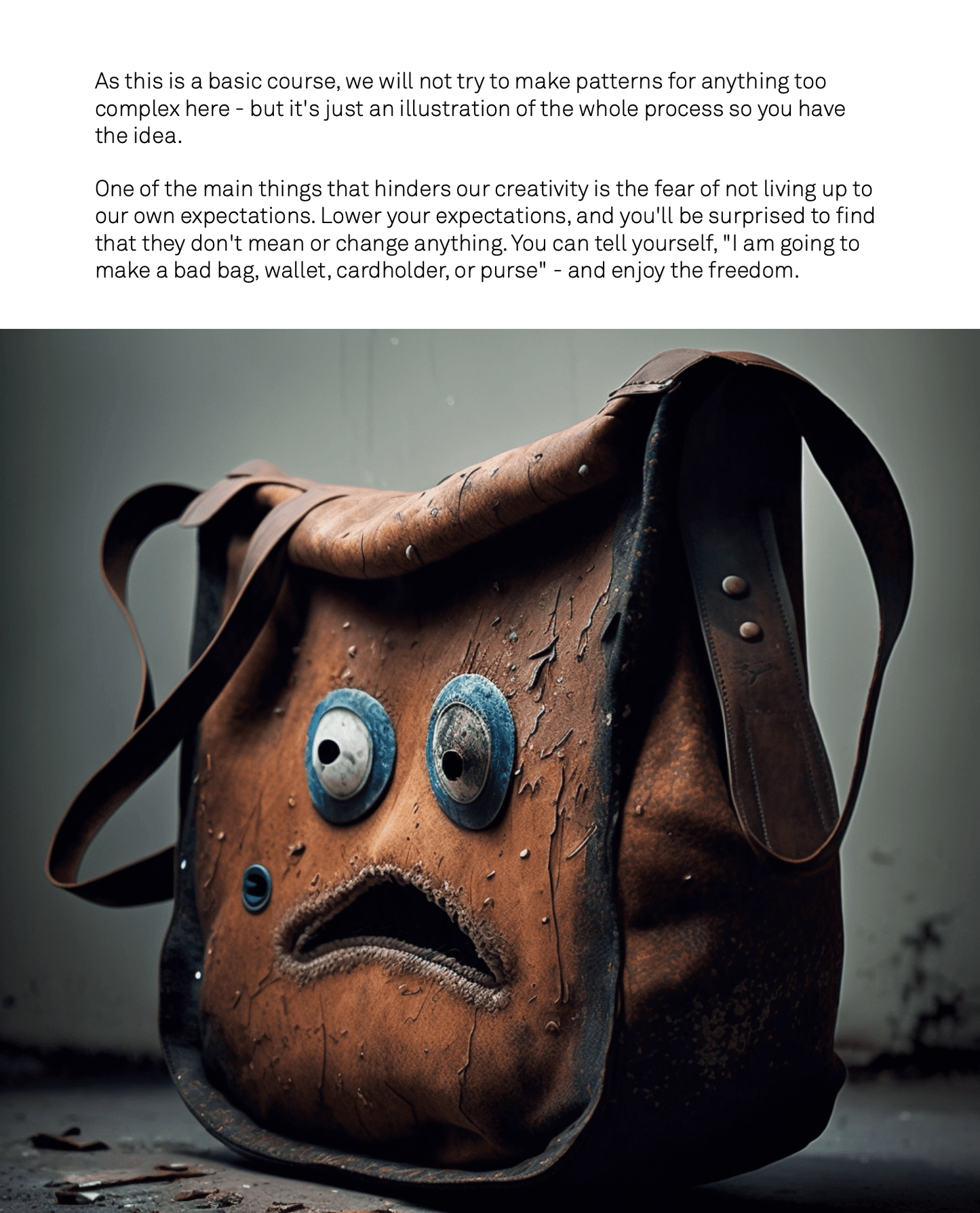 Leather Craft Pattern Design Basics E-book - Karlova Design