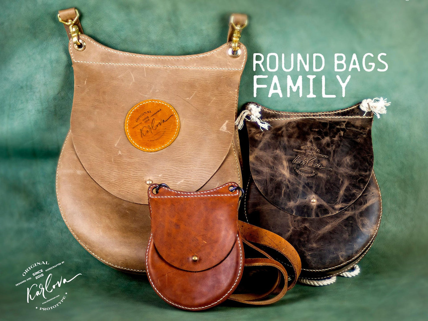 3 Round Bags Pattern Bundle - PDF Download - Karlova Design