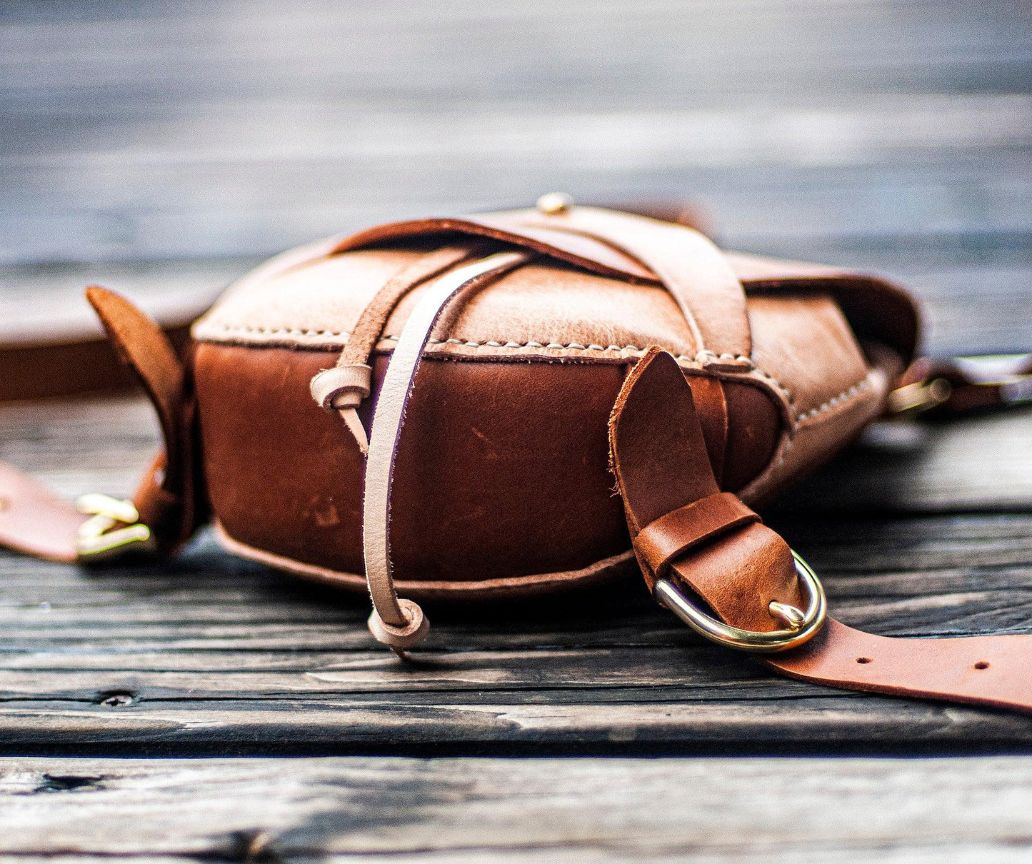 Boomerang Backpack Leather Craft PDF Pattern Download - Karlova Design