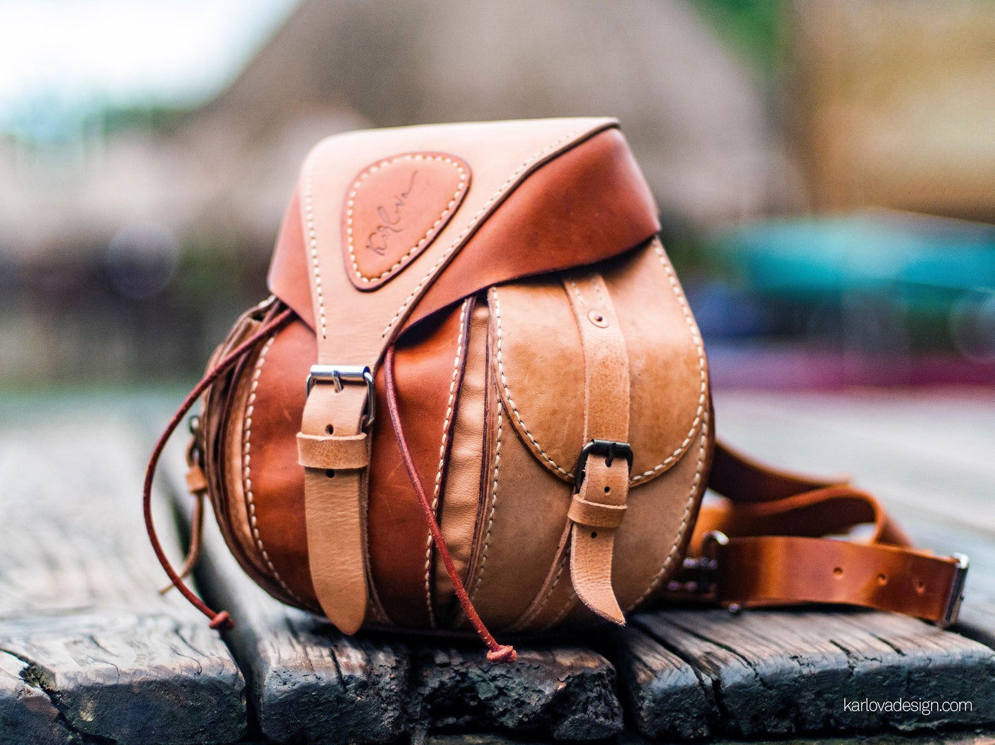 Da Bomb Backpack Leather Craft PDF Pattern Download - Karlova Design