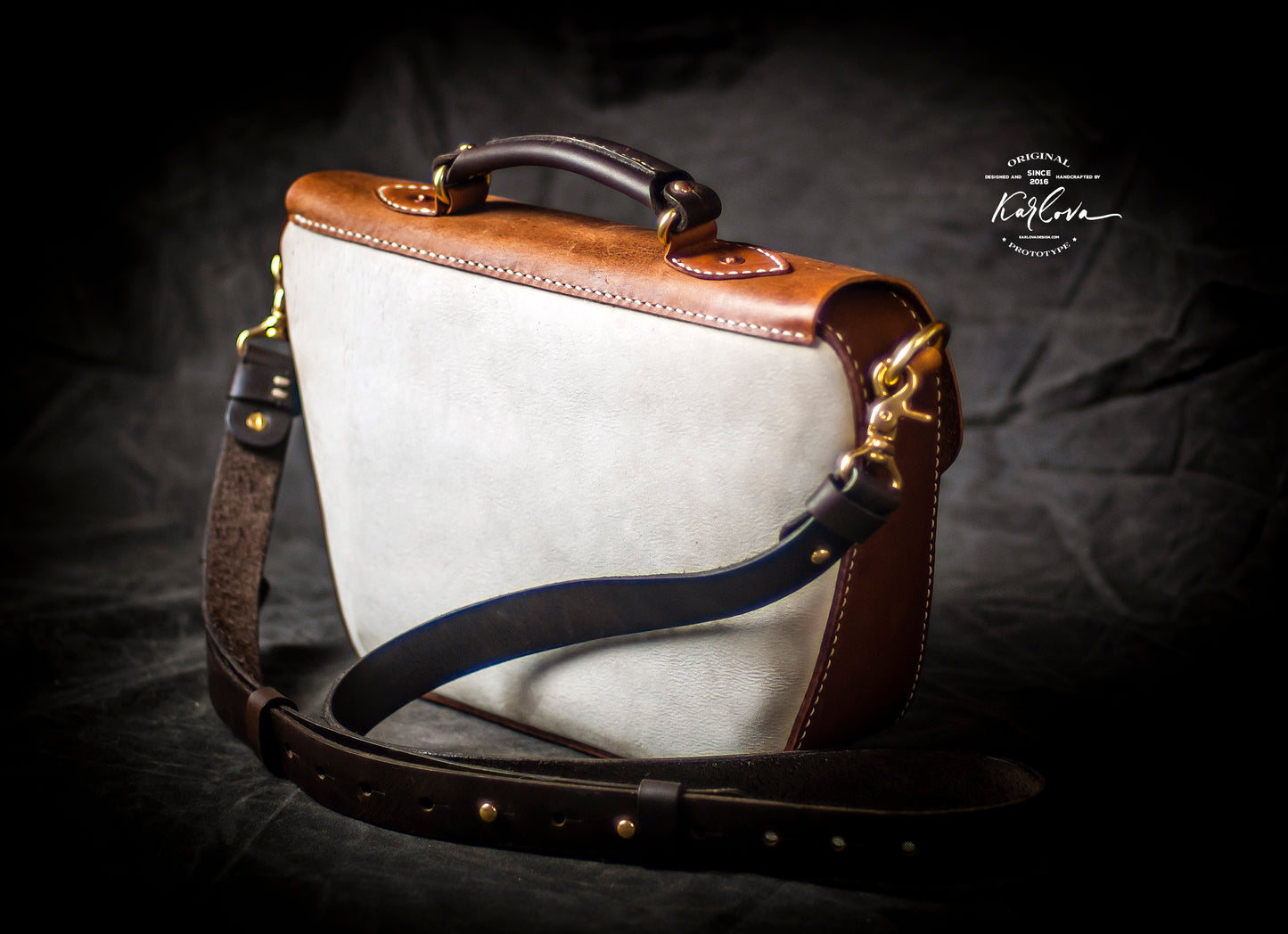 Satchels Bundle - Whiskey, Cognac M, Trapezium - Leather Craft PDF Pattern Download - Karlova Design