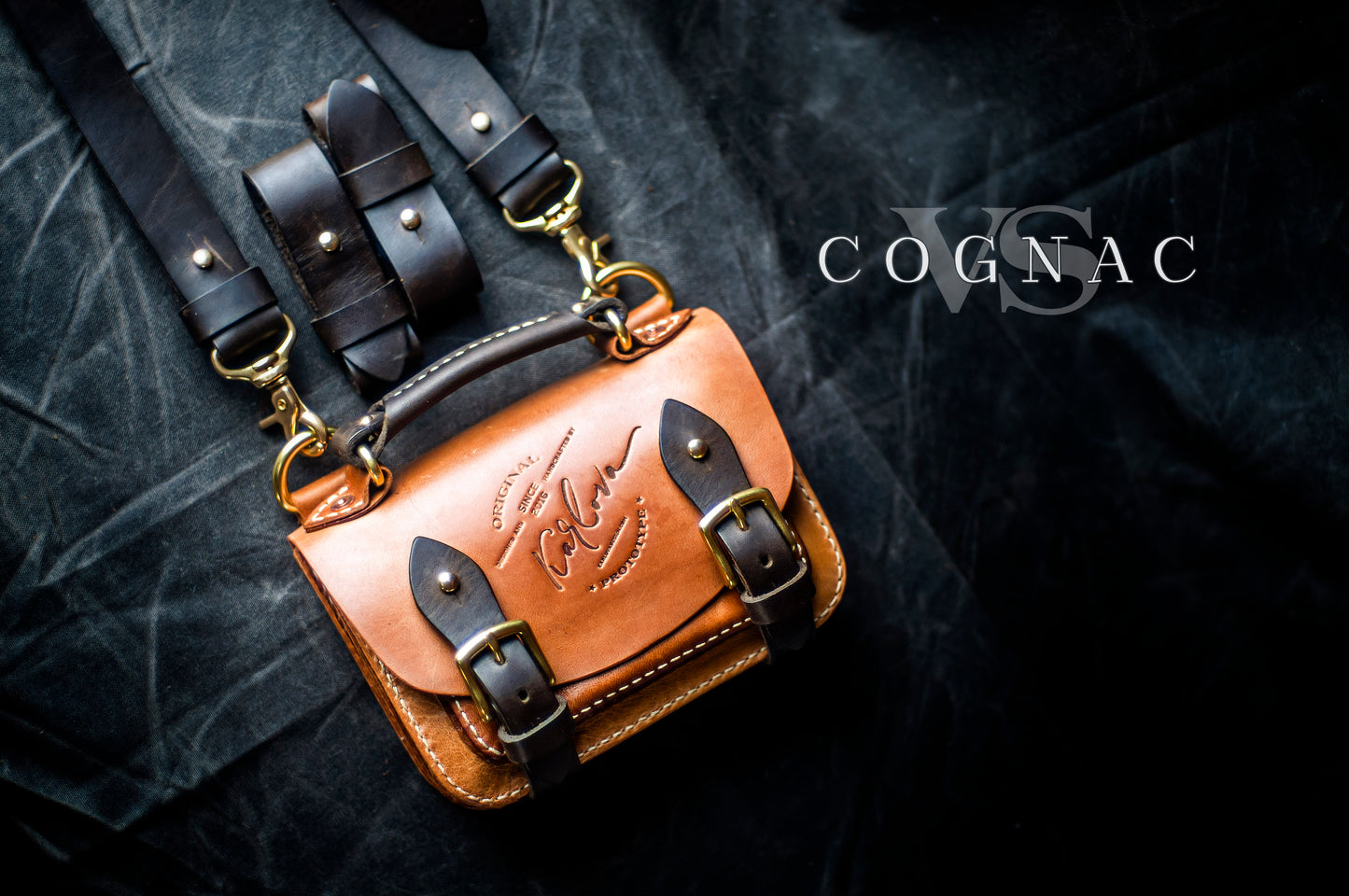 Mini hip bag, belt bag, smartphone bag, phone pouch Printable Leather Craft DIY PDF Pattern by Karlova Design, Leatherwork Template for Hand Stitching