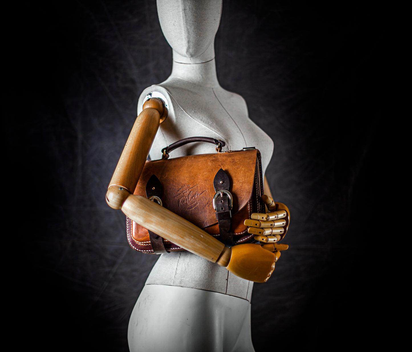 Cognac M + VS Bundle - Leather Craft PDF Pattern Download - Karlova Design