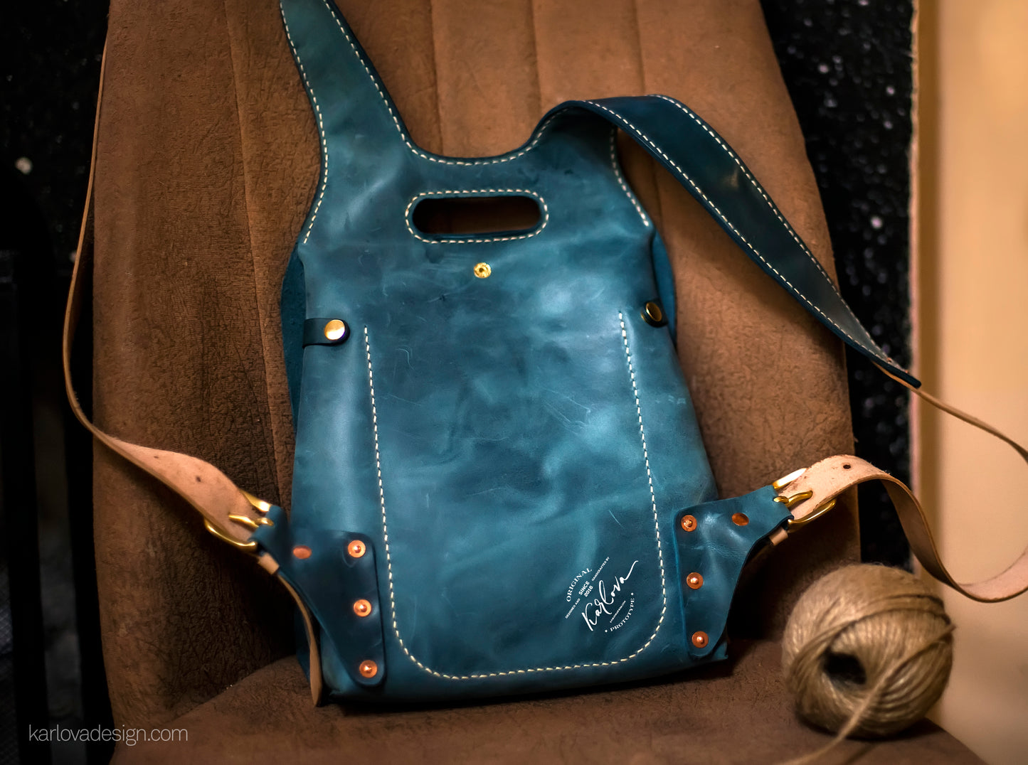 82 Backpack Leather Craft PDF Pattern Download - Karlova Design