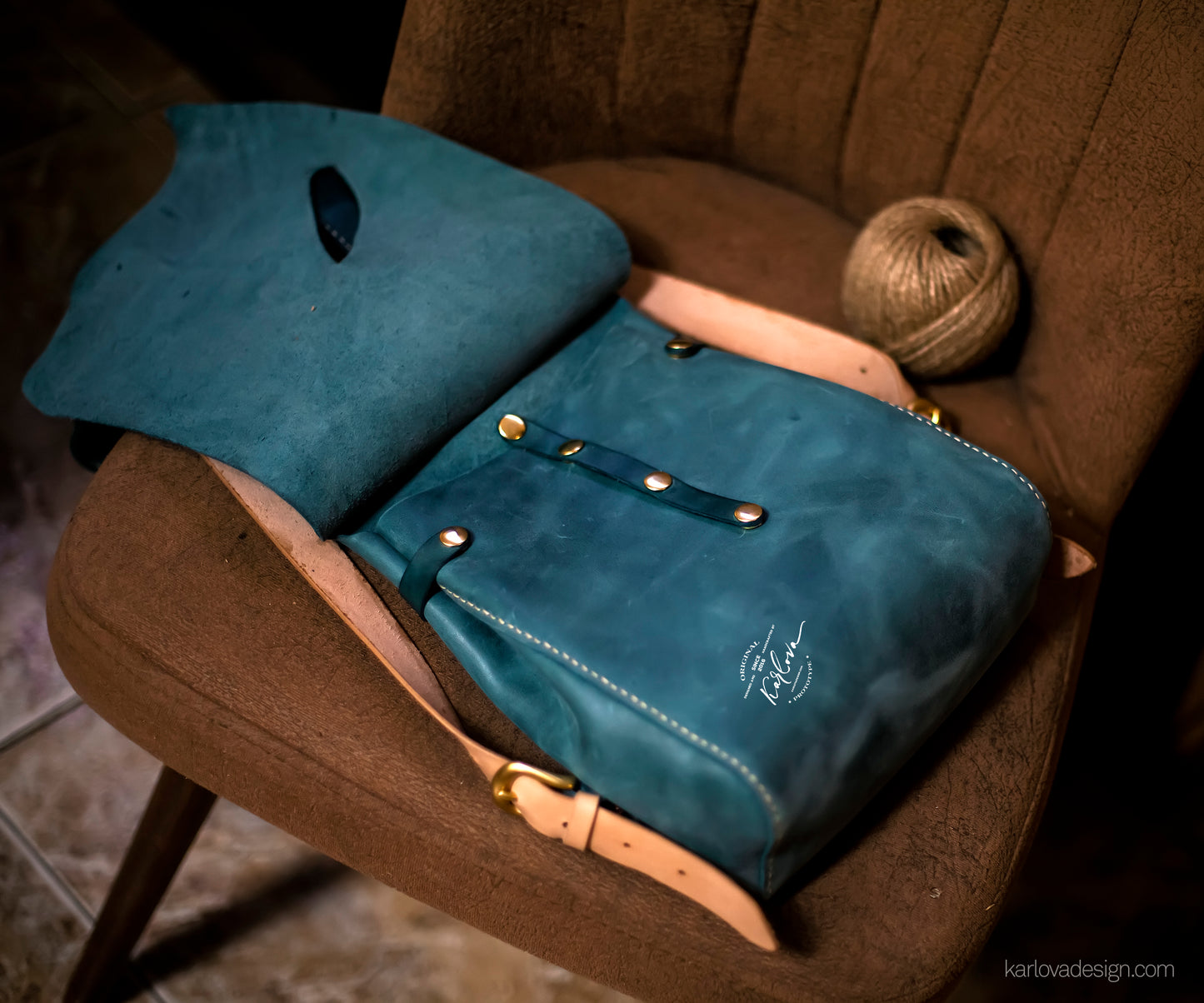 82 Backpack Leather Craft PDF Pattern Download - Karlova Design