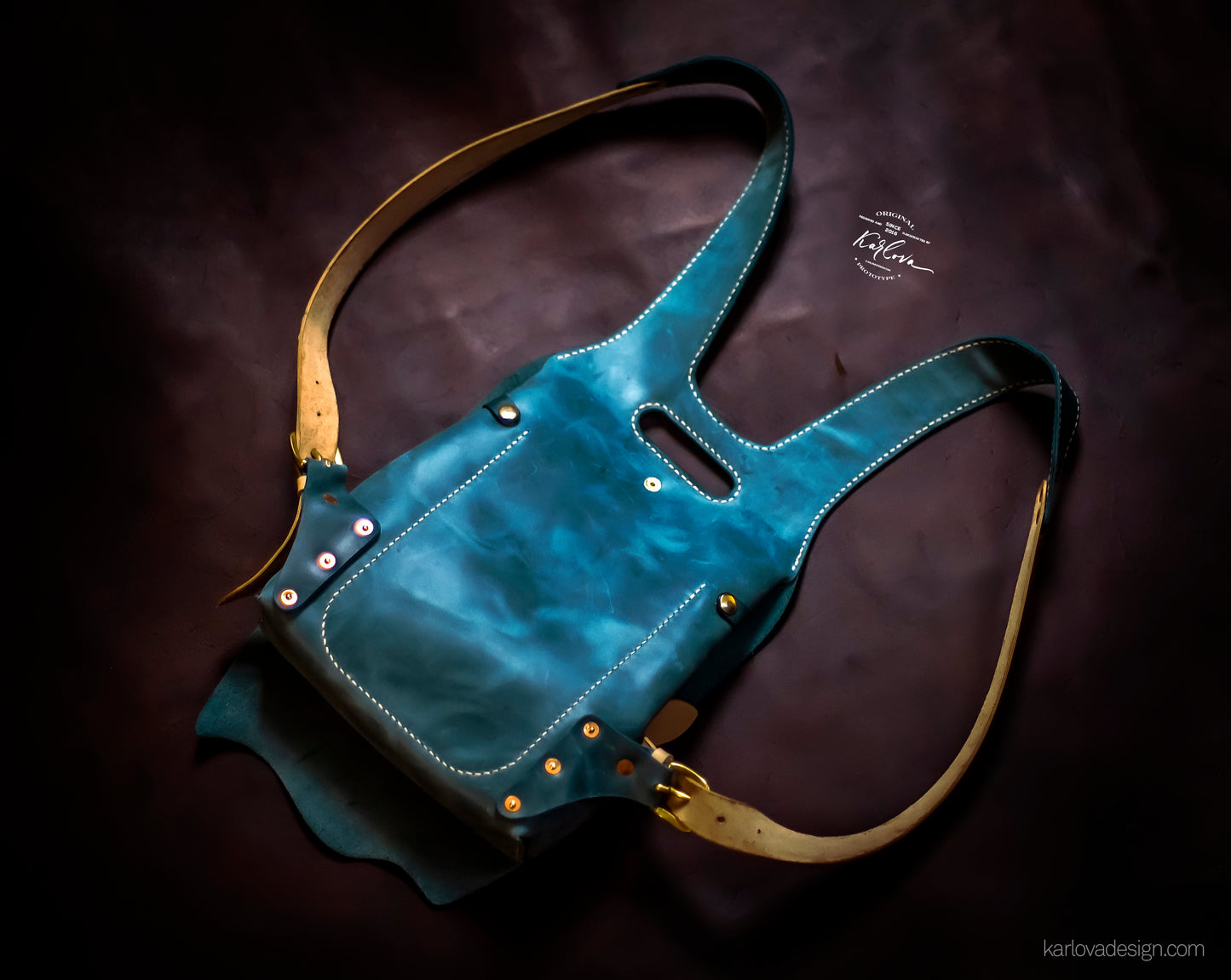 82 Backpack Leather Craft PDF Pattern Download - Karlova Design