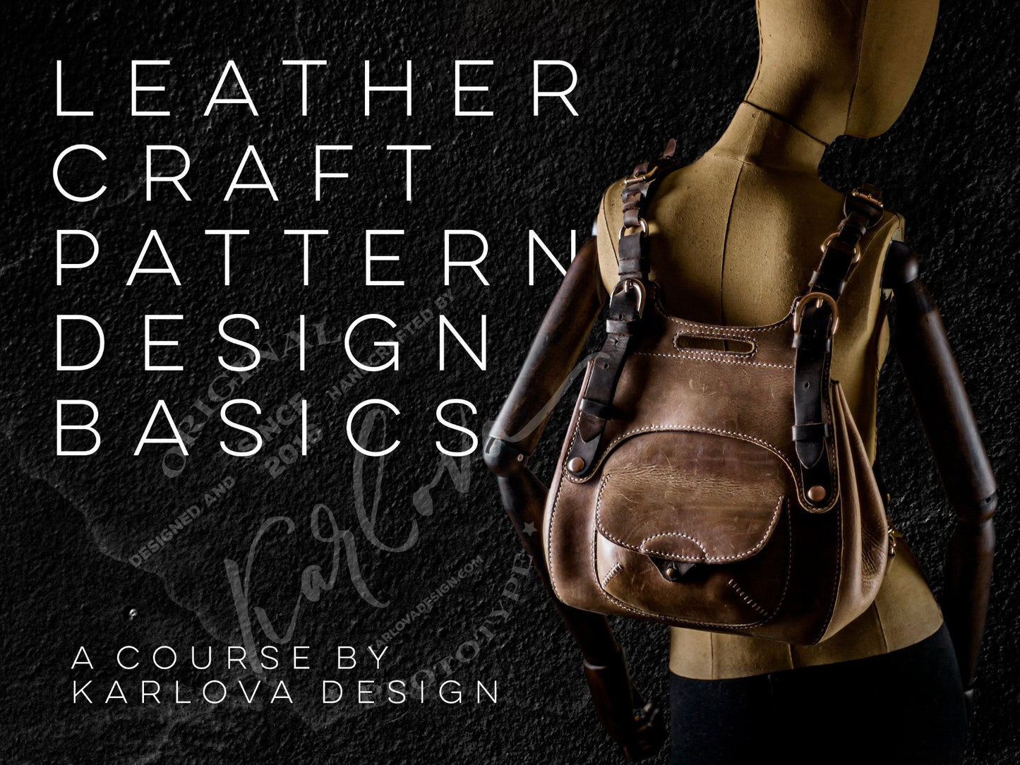 Leather Craft Pattern Design Basics E-book - Karlova Design