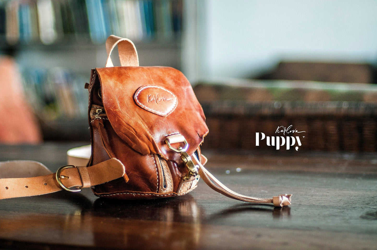 3 Small Backpacks Leather Craft PDF Pattern Bundle - Karlova Design