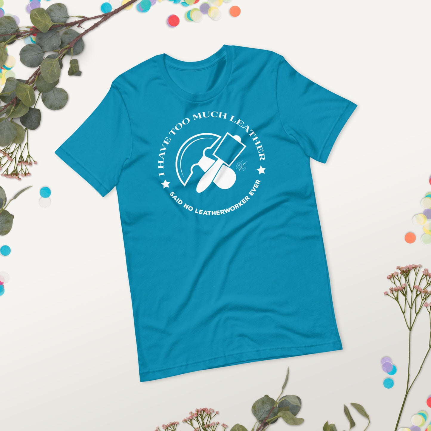 Funny Leatherwork Tee, Leather Craft T-shirt