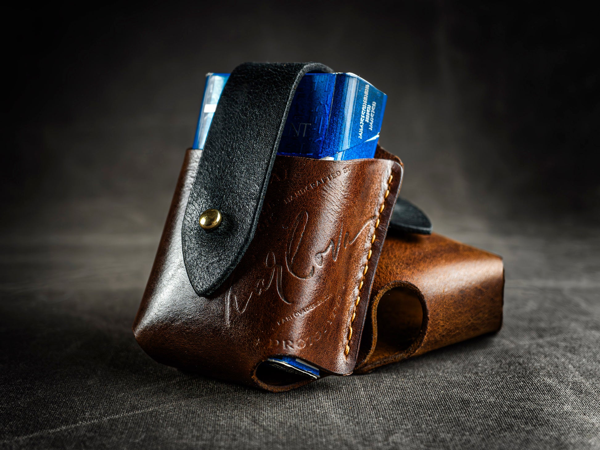 cigarette holster Leather Cigarette Pack Holster - Fits Standard Pack cigarette holster Leather Cigarette Pack Holster - Fits Standard Pack