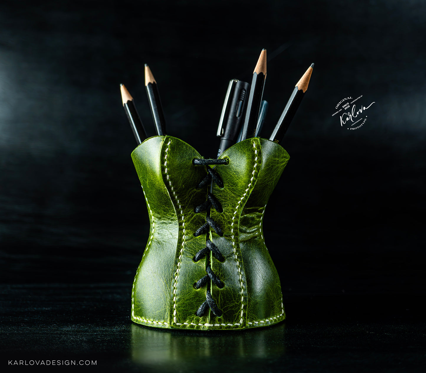 Corset Pencil Cup Leather PDF Pattern - Le Fetiche 3 - With Video Tutorial. DXF and SVG included.