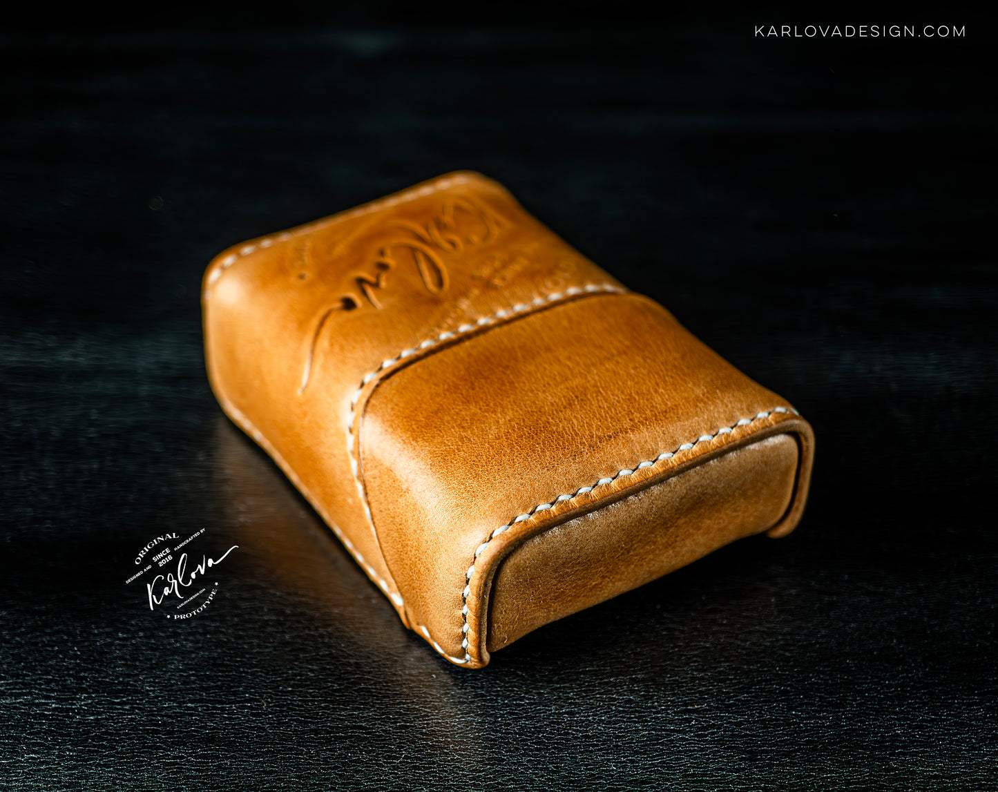 Leather Case PDF Pattern - Cigarette Box, Card Case, Leather Craft Template with Video Tutorial, DXF and SVG Included