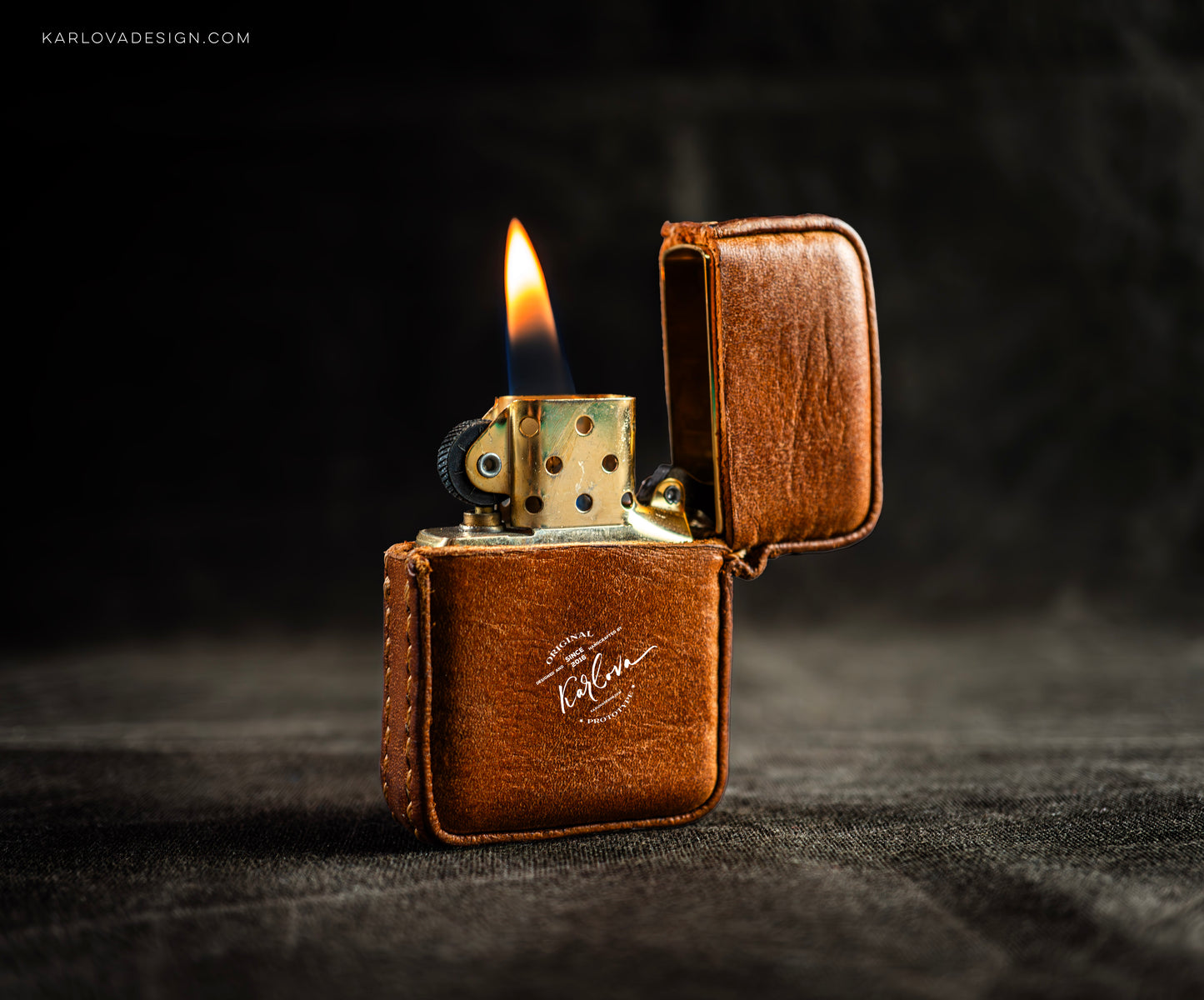 Leather Cover for Standard Zippo Lighter - PDF (SVG, DXF) Pattern Download with Video Tutorial