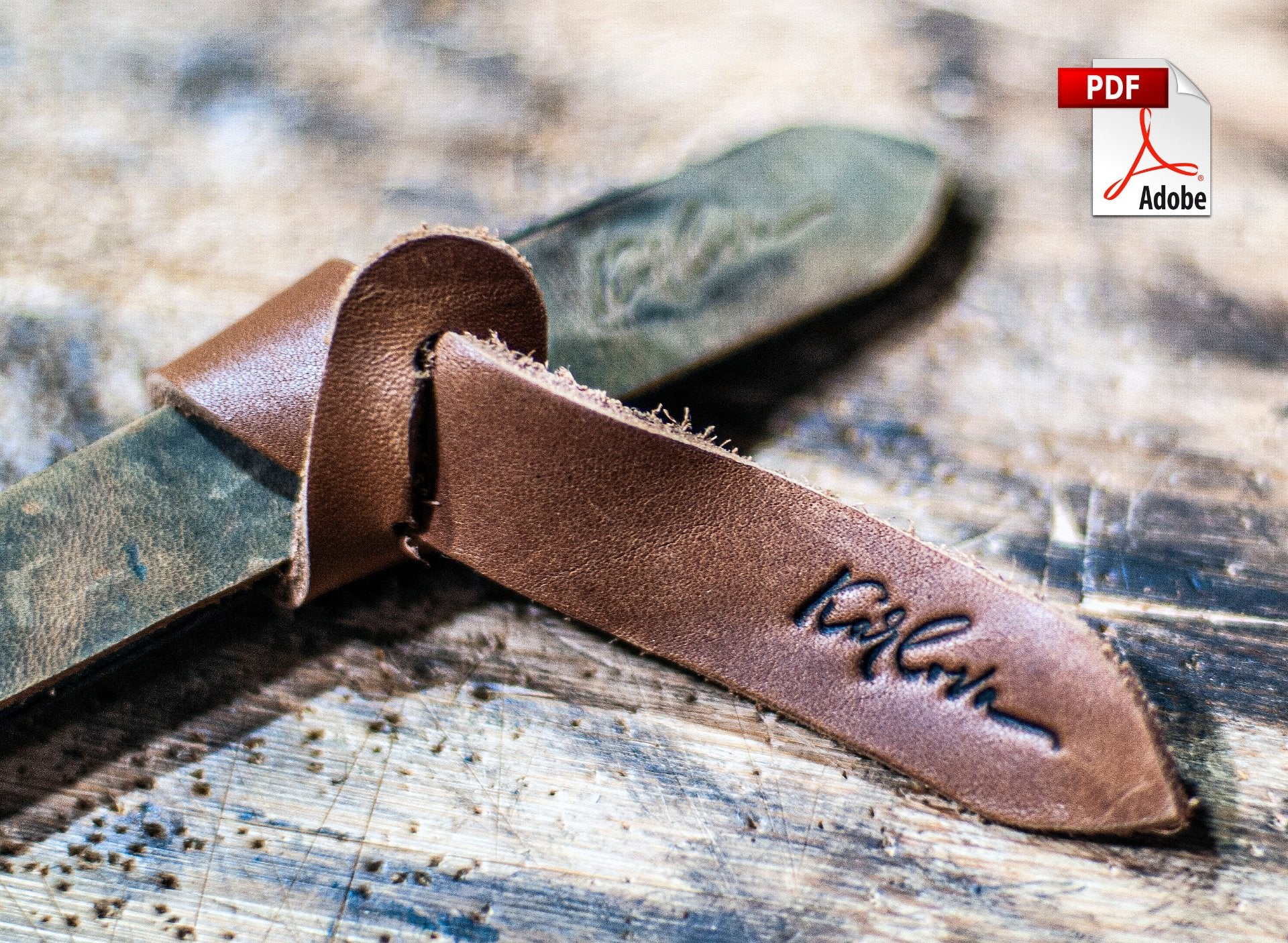 Free Cable Tie Leather Pattern - Download PDF - Video Tutorial - Karlova Design