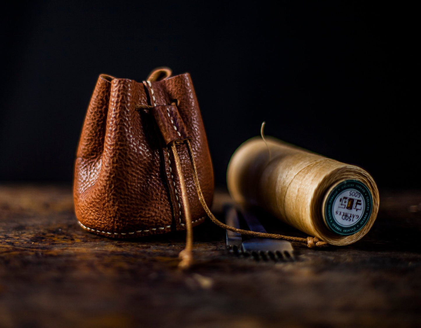 Free Dice Pouch Leather Pattern - Download PDF - Video Tutorial - Karlova Design