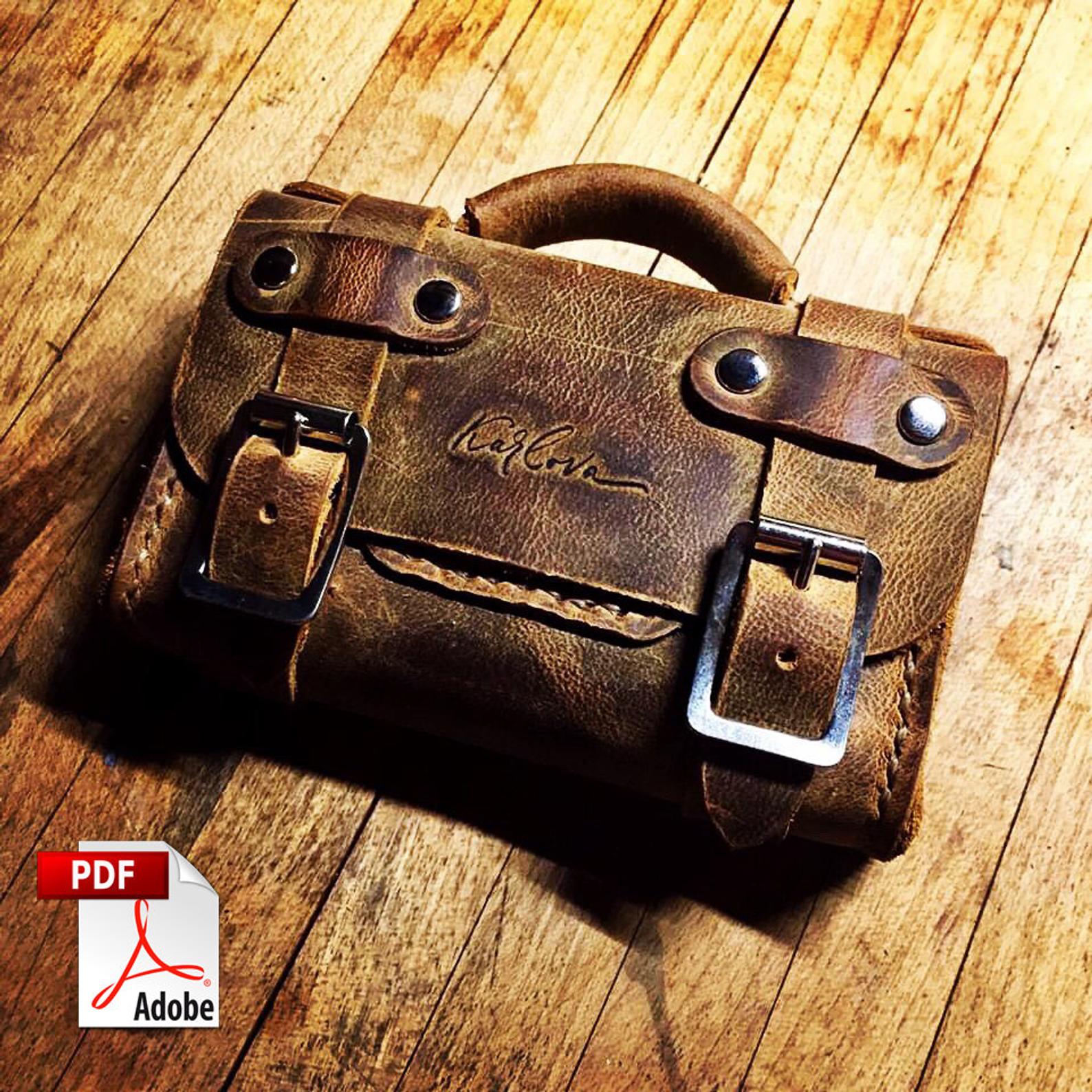 Free Micro Satchel Leather Pattern - Download PDF - Karlova Design