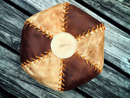 Free Round Pillow Leather Pattern - Download PDF - Karlova Design