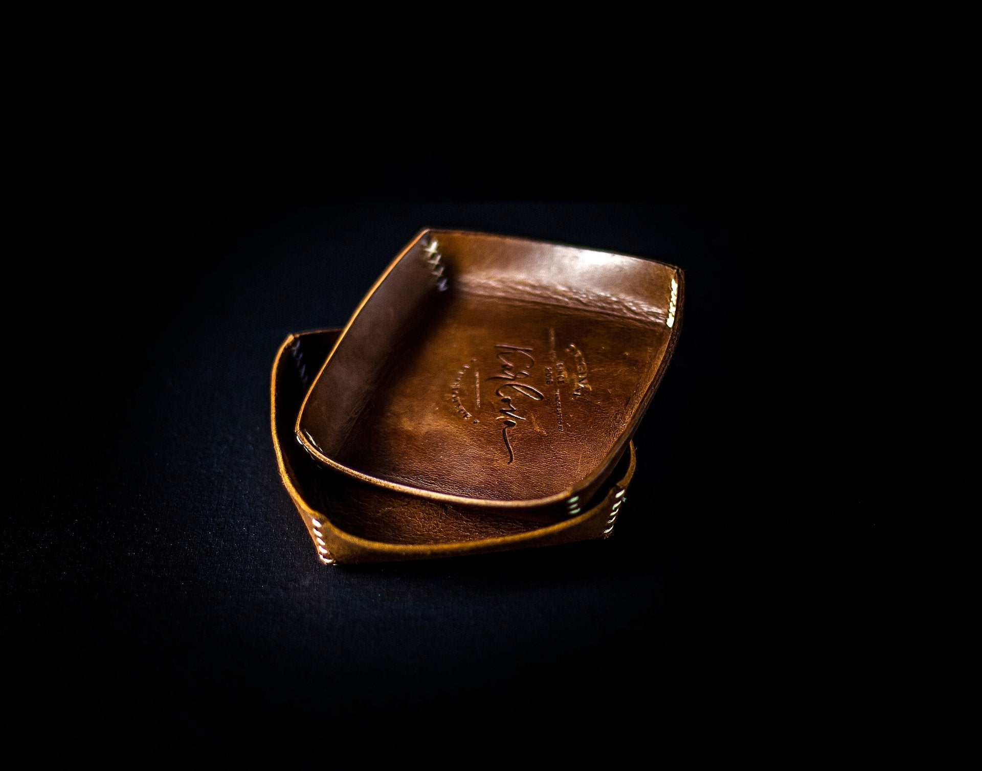 Free Valet Tray Leather Pattern - Download PDF - Video Tutorial - Karlova Design