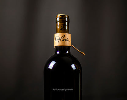 Free Wine Drip Catchers Leather Pattern - PDF Download - Video Tutorial - Karlova Design