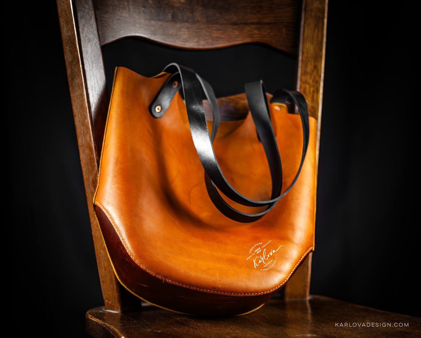 Curvy Tote - Leather PDF Pattern Download with Video Tutorial