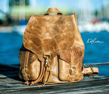 Signature Backpack Leather Craft PDF Pattern Download – Karlova Design