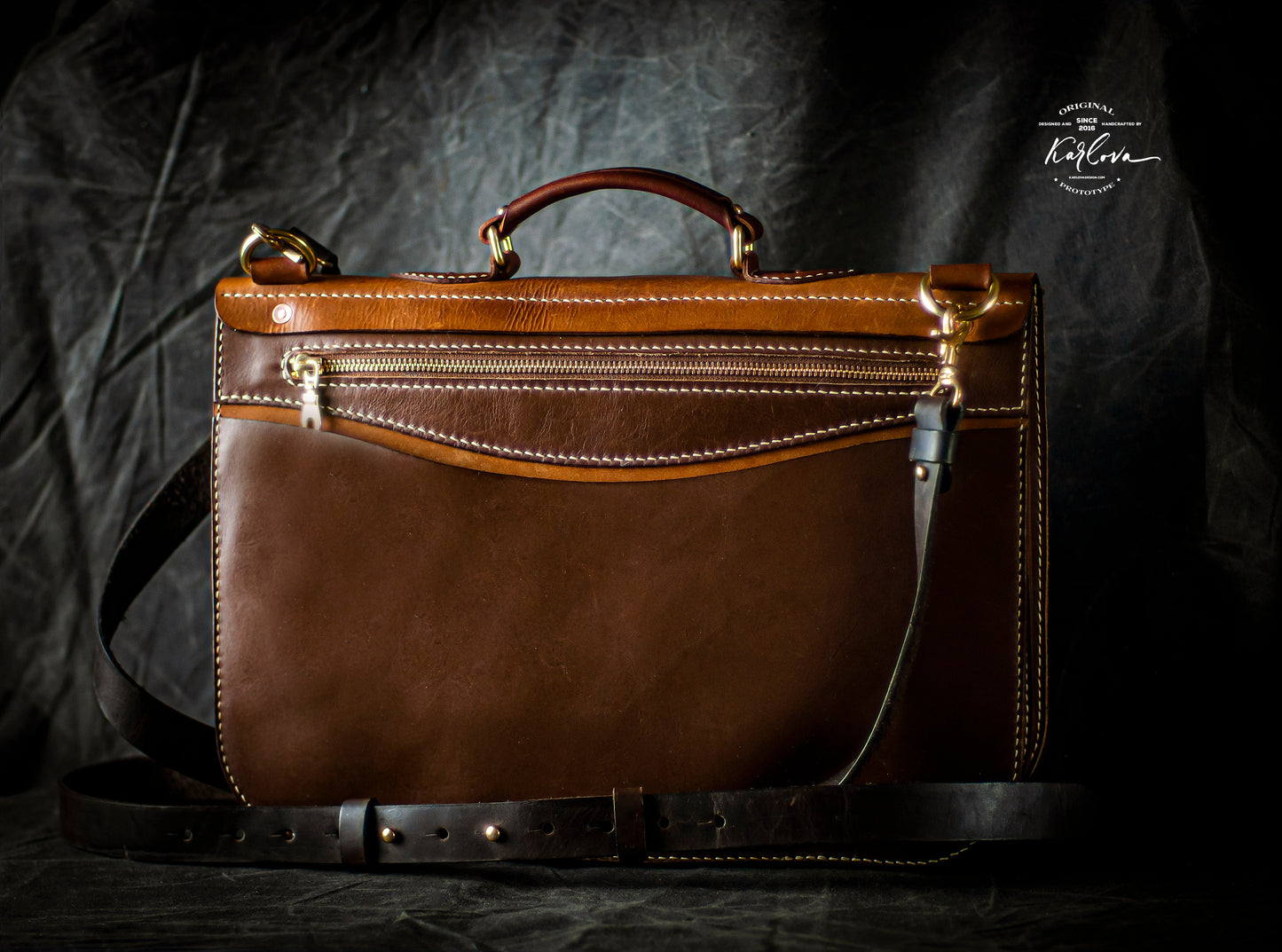 Grand Cognac Briefcase PDF Pattern