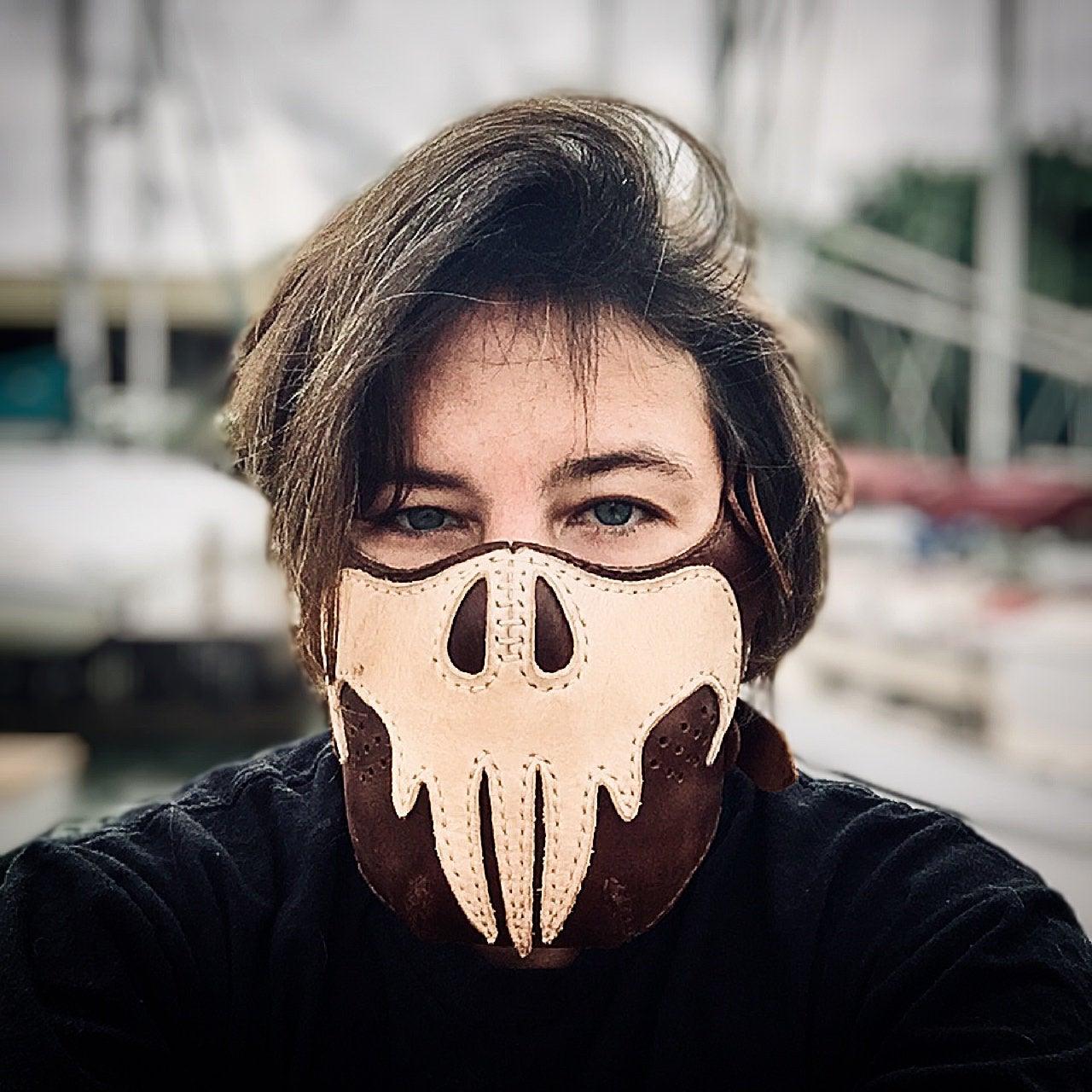 Skull Biker Mask PDF Pattern